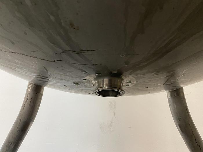 Used Paul Mueller 430 Liter 45 PSI Stainless Steel 75 PSI Jacketed Reactor w/ Mixer