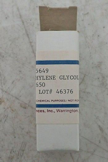 Used Polysciences 15649 Poly(ethylene glycol) 1g ~ 40% Full