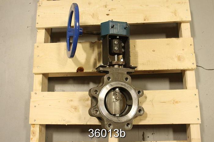 Used Neles Jamesbury 4 815L TT 3600MT 4" Hand Operated Butterfly Valve #36013