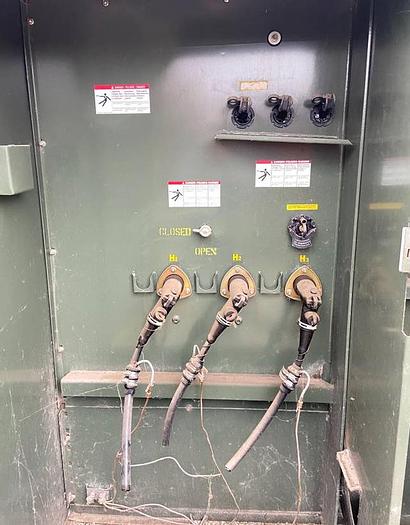 Used Square D 3 ph 1000 KVA padmount oil filled transformer