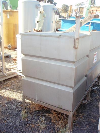 Used CIP, 2-Tank, 350 Gallon, S/st, Rectangular,, #S731534