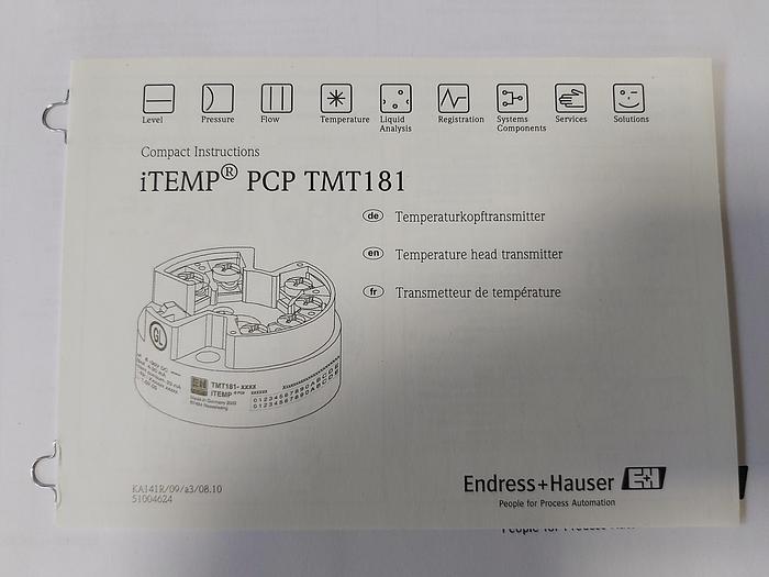 Endress und Hauser TMT181 BAAAA, 0 bis 100°C,