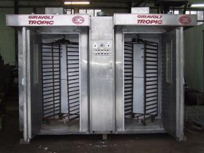 Used Двухкамерная электрическая ротационная печь для выпечки "Giraviolt Tropic", производство Испания.
