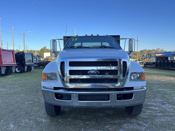 Used 2013 Ford F-650 XL Super-Duty Flatbed Truck #5647