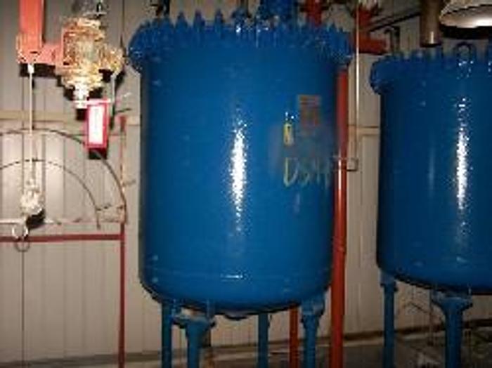 Used Pfaudler 300 gallon #5015 glass lined vacuum receiver