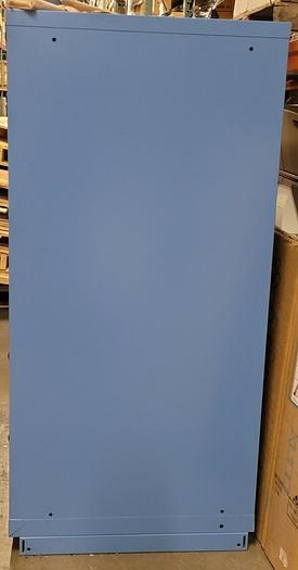 Used LISTA 7 Drawer Blue Steel Modular Storage Cabinet 56 x 28.5 x 59.5 Read Des