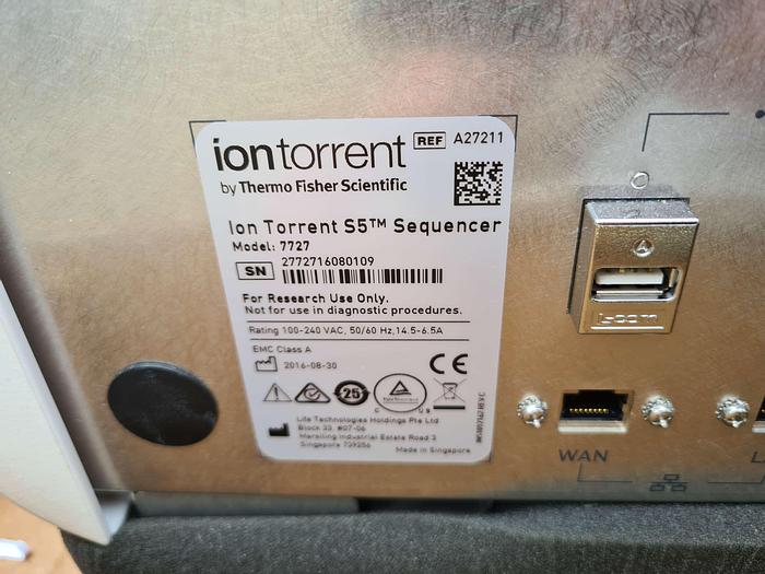 Used Thermo Scientific Life Technologies Ion S5