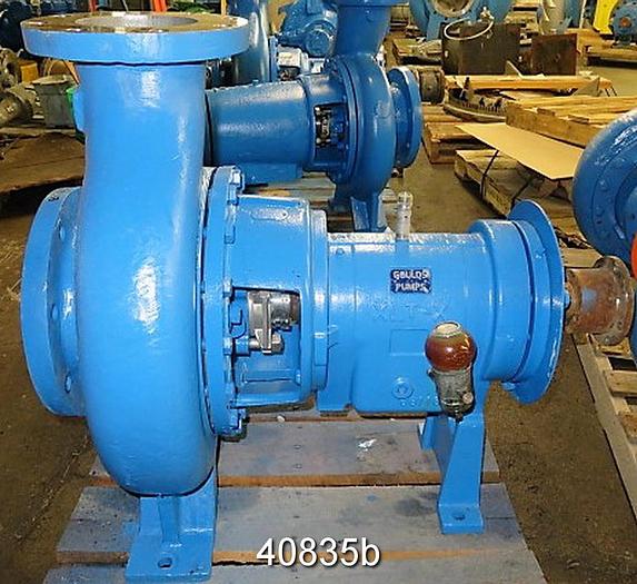 Used Goulds 3196 6x8x13 Pump, SS Casing, 6 Vane SS Impeller #40835