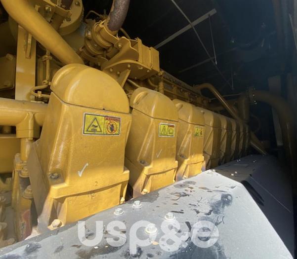 Used 7 MW 2014 Used Caterpillar XQ1475G Natural Gas Generator Set