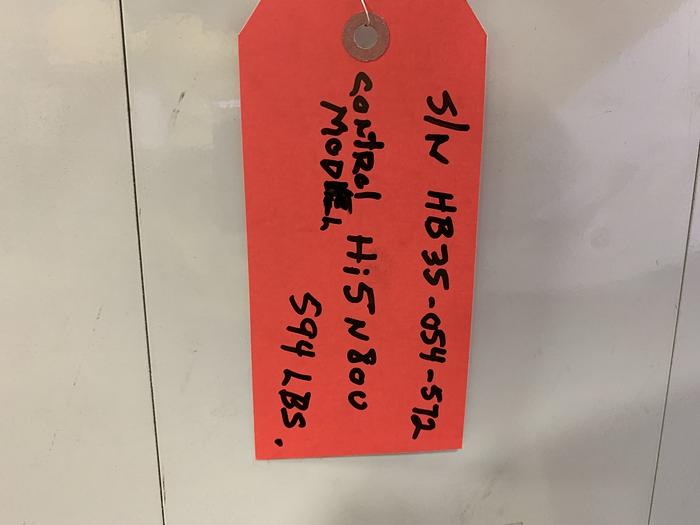 Used 2012 HYUNDIA MODEL HX400 400KG X 2573MM H REACH WITH Hi5-N80U CONTROLLER HX400 6 AXIS CNC ROBOT