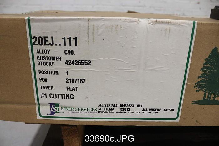 Unused Beloit DD4000 Refiner Complete Plate Set, 20" Disc #33690