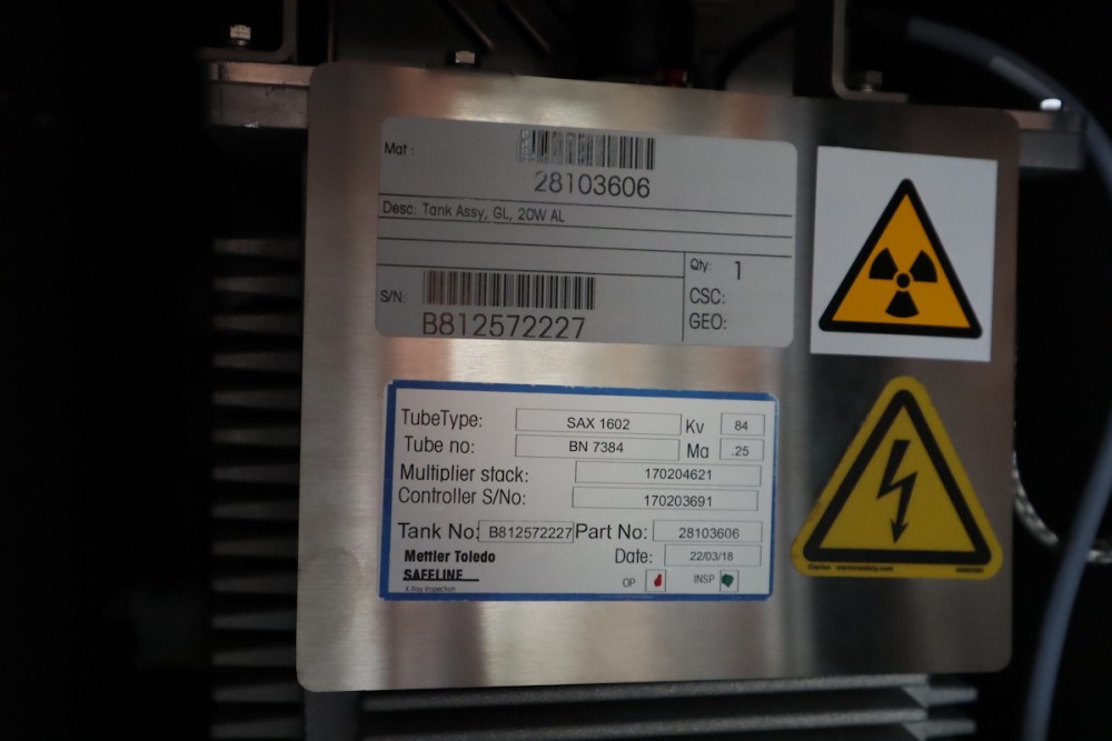 Used Mettler Toledo Safeline X-ray X33