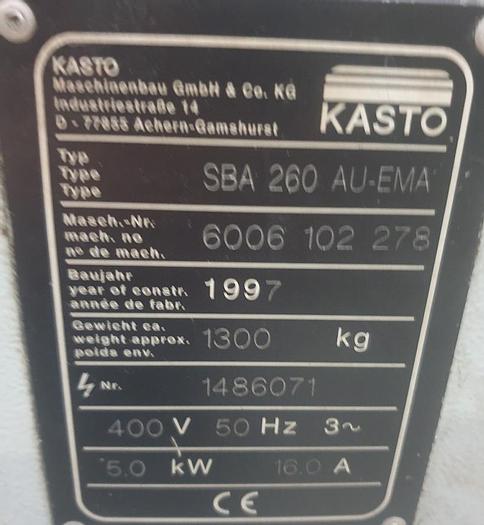 Gebraucht Bandsägeautomat Kasto SBA 260 AU