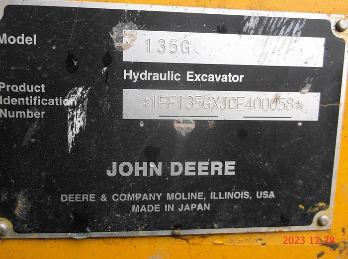 Used 2012 DEERE 135G