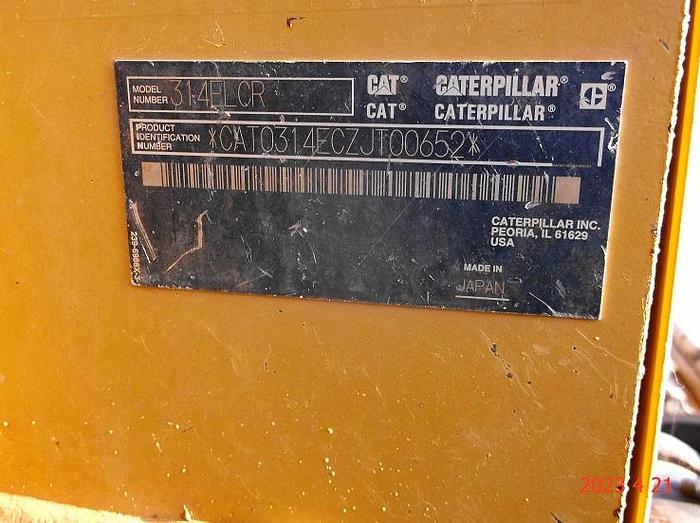 Used 2014 CATERPILLAR 314E LCR
