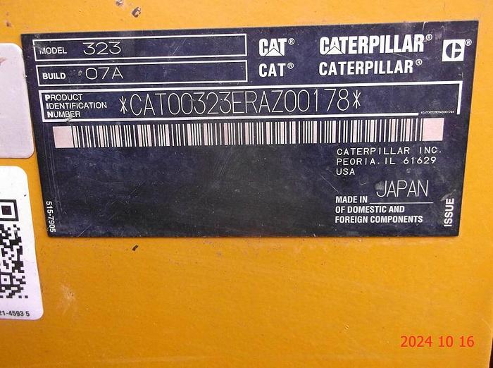 Used 2018 CATERPILLAR 323
