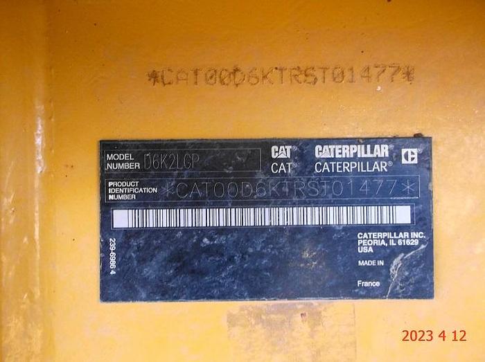 Used 2015 CATERPILLAR D6K2 LGP