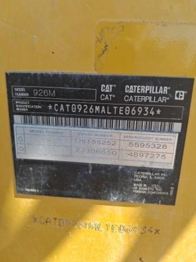 Used 2019 CATERPILLAR 926M