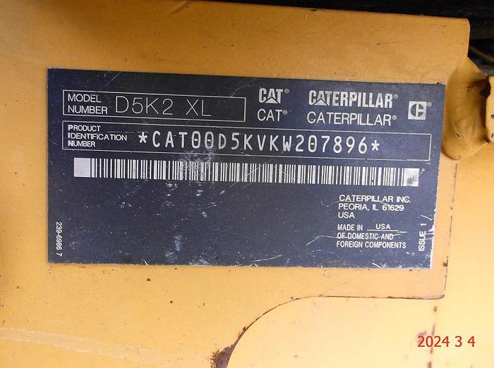 Used CATERPILLAR D5K