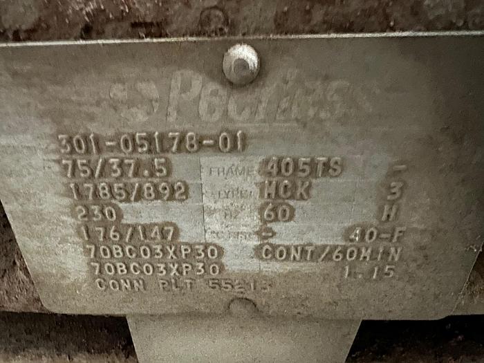 Used Motor and Gearbox for Peerless Mixer