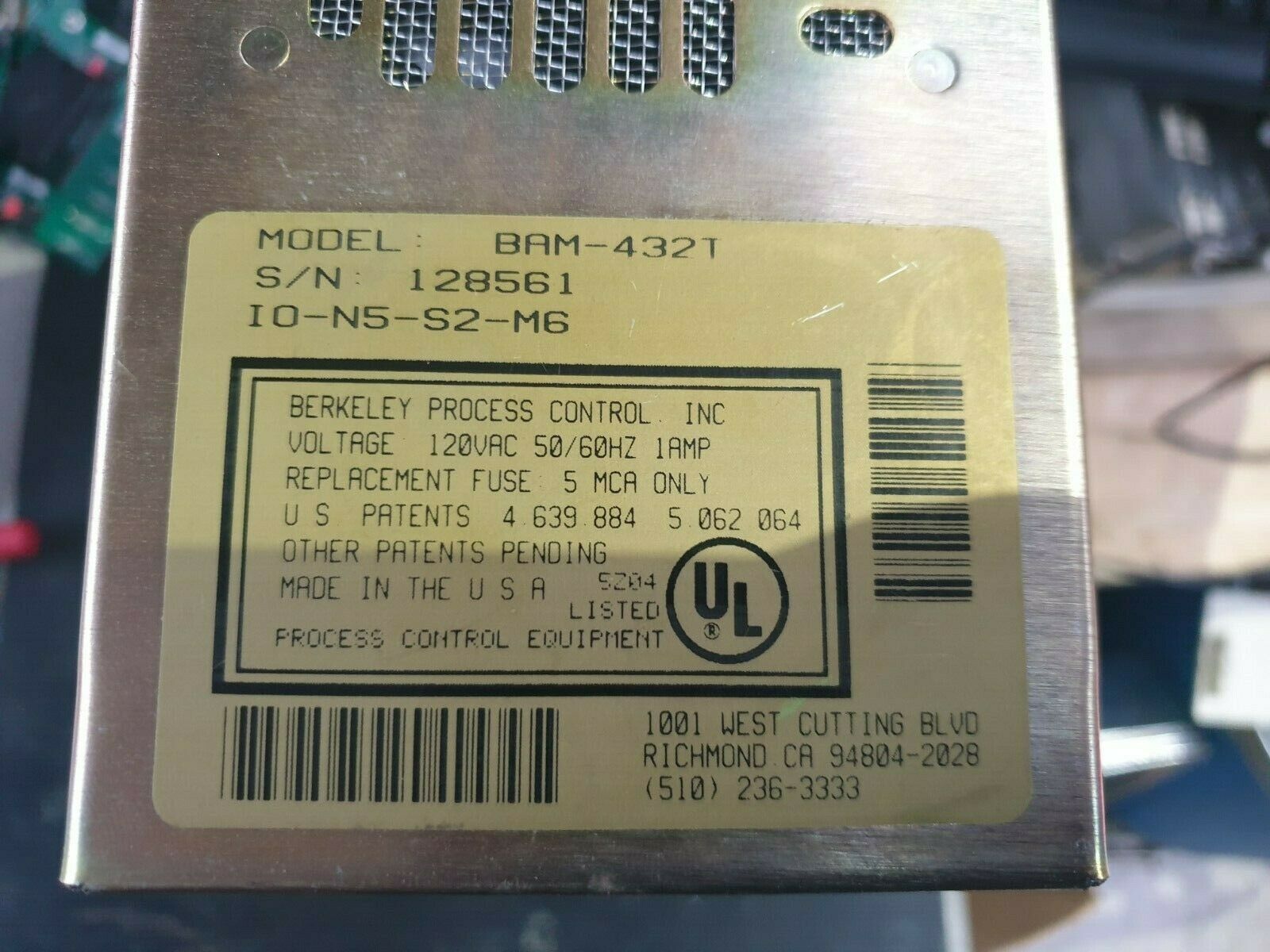 Used BERKLEY  BAM-432T 2-AXIS MACHINE CONTROLLER