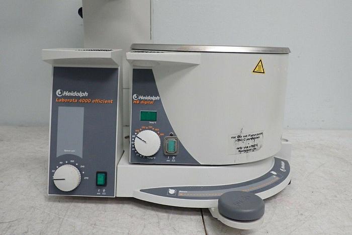 Used Heidolph Laborota 4000 Efficient Rotary Evaporator w/ HB Digital Water Bath