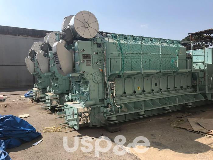 6.3 MW 2014 New Hyundai Himsen 9H25/33 HFO Generator (Dual Fuel)