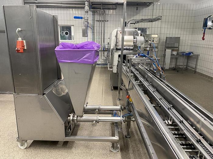 Gebraucht Schalenverarbeitungslinie für Kunststoffschalen (Feinkost), Multivac T700, Bj. 2012