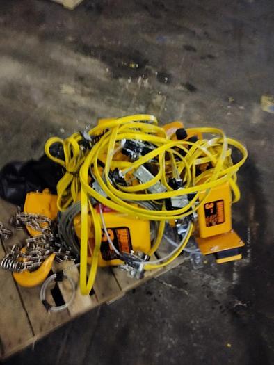 Used HARRINGTON SIZE D 3 TON HOIST
