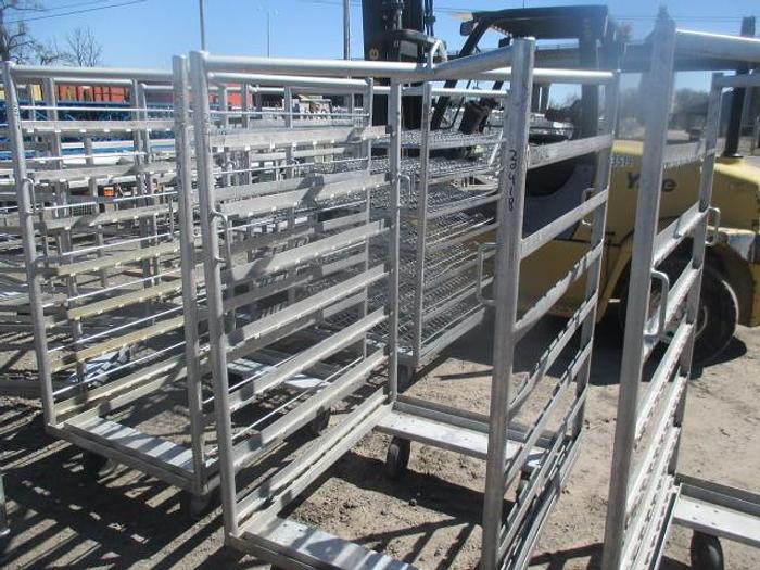 Used Stainless Steel Meat Racks;3'W 42"L 74"T