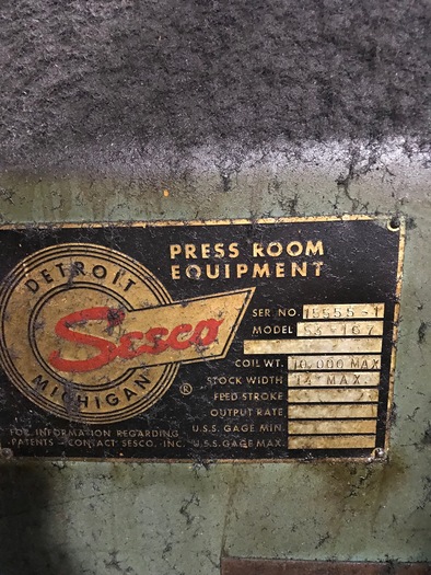 Used 600 TON VERSON SE2-600-96-54