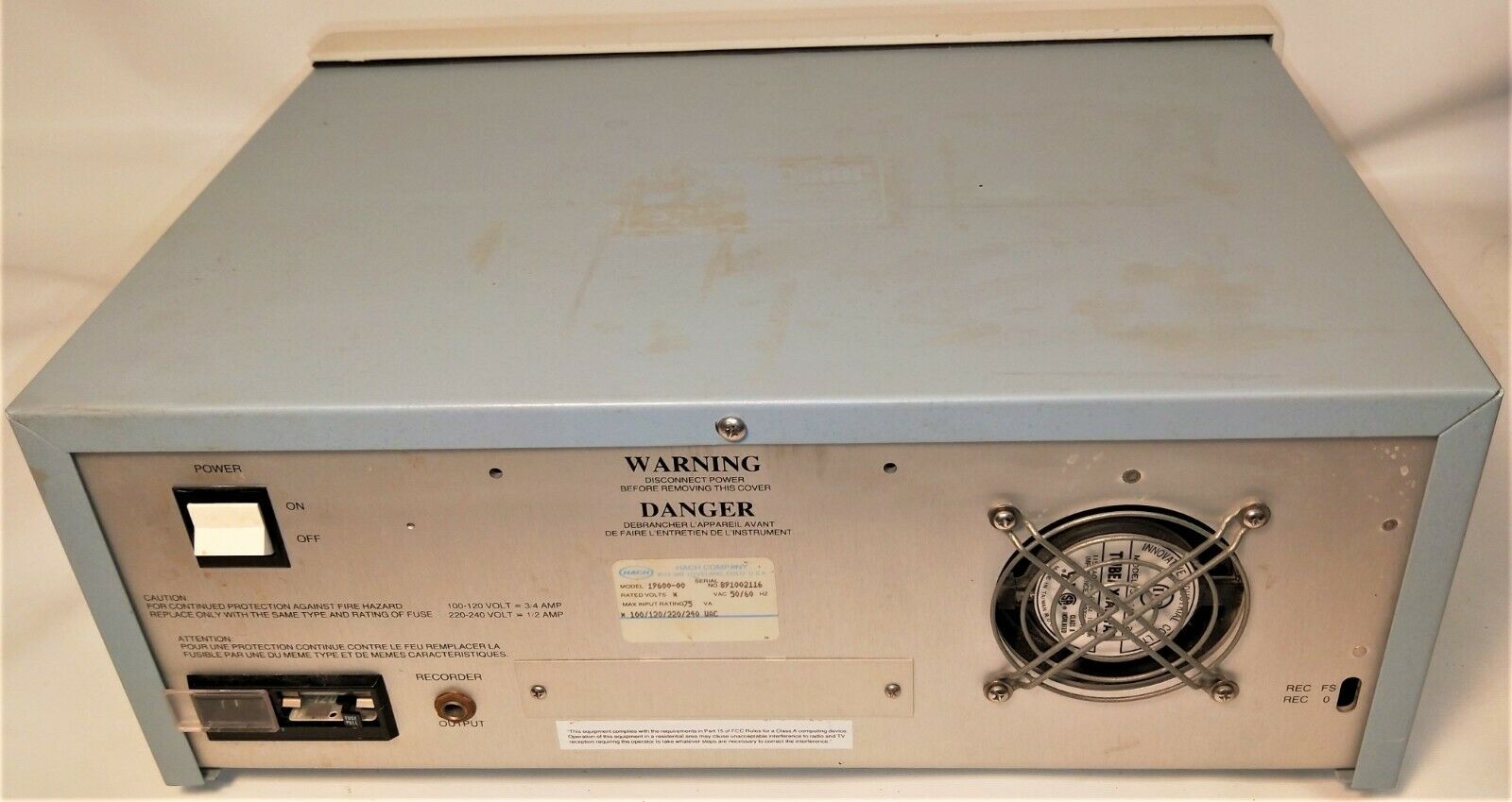 Used Hach DR/3000 Visible Spectrophotometer (340 to 1000nm)