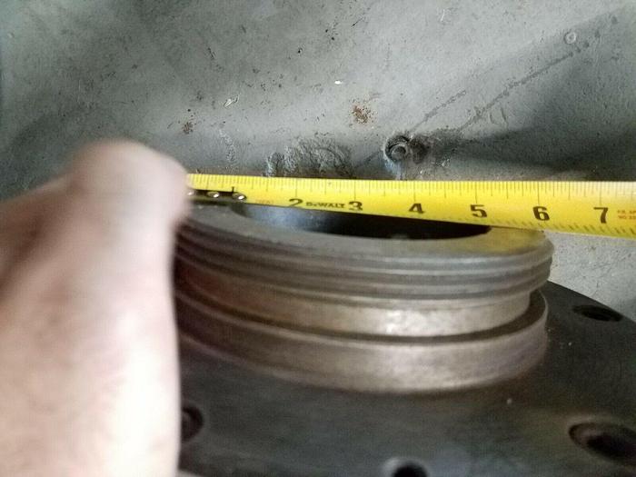 Used 10" inch 3 Jaw Lathe Chuck with threaded back