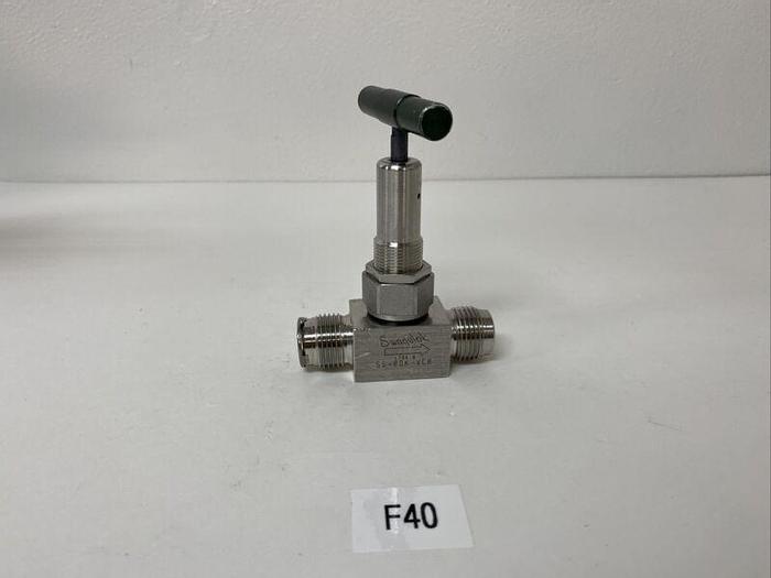 Used Preowned Swagelok SS-8BK-VCR Manual Bellows Valve Warranty Fast Shipping