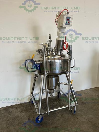 Used DCI 125 L Stainless Steel Jacketed Tulip Pressurized Reactor w/ 1/2 HP Motor