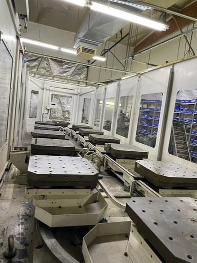 Used 1999 Mori Seiki MH-500 CNC Horizonatal Machining Center 12 Station Pallet Pool
