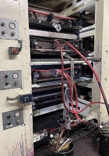 Used 47" (1200mm) WIDE SCHIAVI ALPHA GEARLESS CI PRESS 8 COLOR SOLVENT BASED