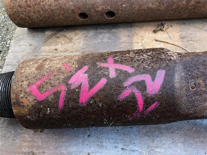 Used 5-1/2" X 22" Chisel Style Drill Bit 2.25x3.25 Thread for Cable Tool