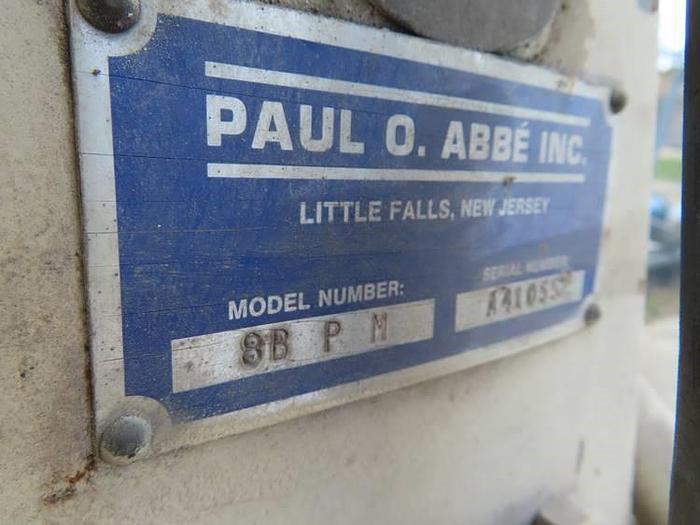 Used 24" x 36" PAUL O. ABBE PEBBLE MILL WITH DRY DISCHARGE SHROUD