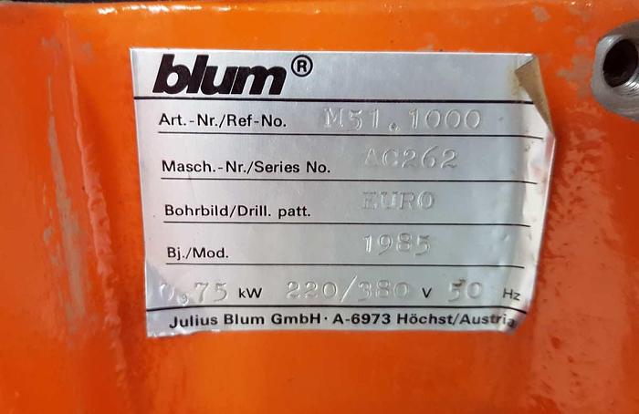 Used 1985 BLUM Minipress M 51.1000