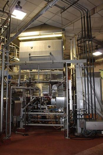 Used Blentech Blender, jacketed, hollow flight & injection. 2012 with Blentech Dumper