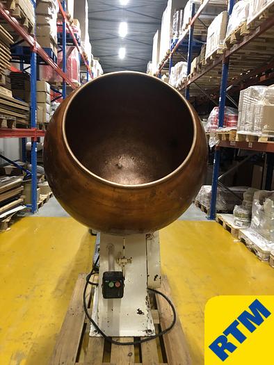 Used (2) Copper Coating Pans