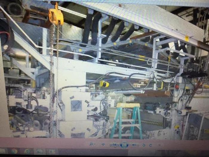 Used 55" (1.40M) CMF 6 COLOR STACK PRESS FRONT & BACK PRINTING