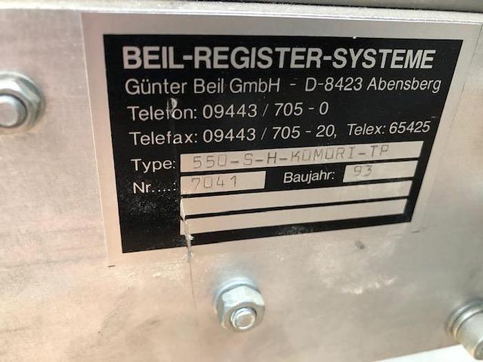 Used Beil plate punch (1993)