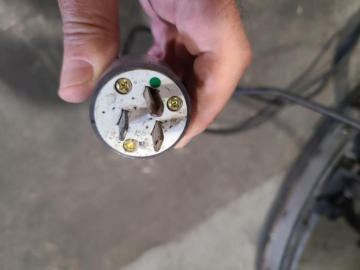 Used Convertamatic Floor Scrubber (A) with Built-in Charger.