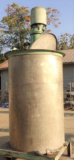 Used Tank, 550 Gallon, S/st, Agit, 48" x 70", FT/SB #C743304