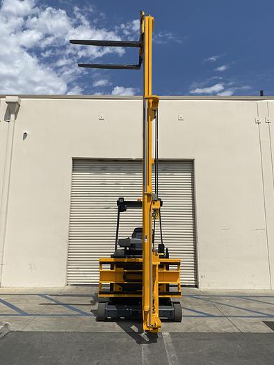 Used Jungheinrich  EFX 413 Electric Forklift Front Seat/tri-Lateral Stacker w/ Charger