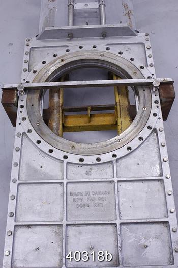 Refurbished NPV 30" Pneumatic O-Port Thru-Gate Valve #40318