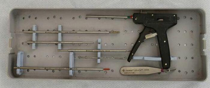 Used Linvatec Ultrafix Micromite Instrument Set with Tray 10298, 10206, 10202