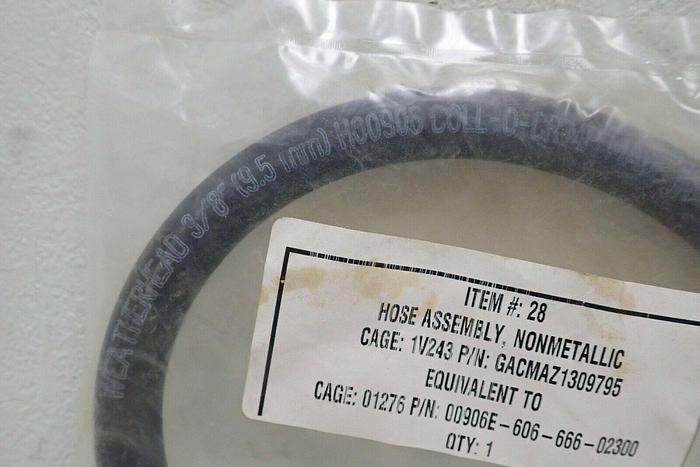 Used Hose Assembly, Nonmetallic 00906E-606-666-02300 GACMAZ1309795 Cage 1V243